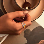 Load image into Gallery viewer, Lovely Corgi Ring | Sterling Silver White Gold Plated Dog-Inspired Jewelry - Stellosi
