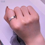 Load image into Gallery viewer, Puzzle Ring | Sterling Silver Oxidized Woman Jewelry - Stellosi
