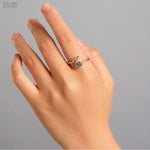 Load image into Gallery viewer, Rose with thorns | 925 Sterling Silver Oxidized Ring - Stellosi
