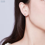 Load image into Gallery viewer, Palpitation Heart Earrings | Sterling Silver Romantic Jewelry - Stellosi
