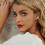 Load image into Gallery viewer, Opal Starfish Clips | 925 Sterling Silver Beach Earrings - Stellosi
