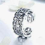 Load image into Gallery viewer, Rose Ring | Sterling Silver with Platinum &amp; Rose Gold - Stellosi
